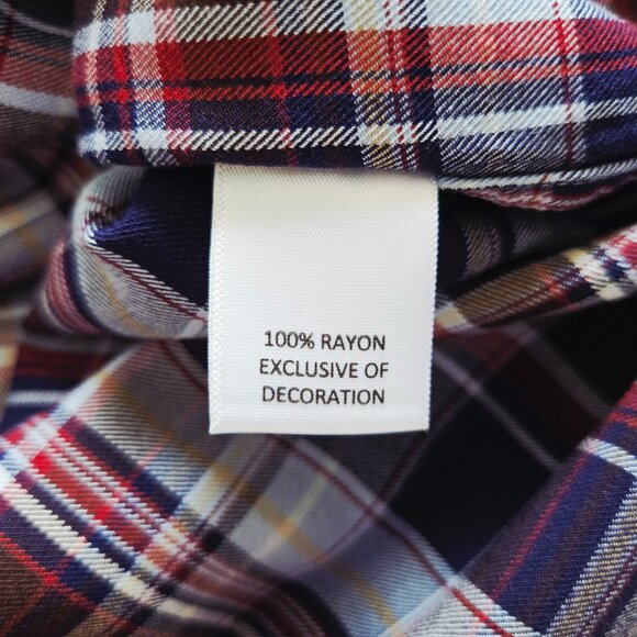 NWOT - Cremieux Soft Plaid Shirt - Picture 7 of 8
